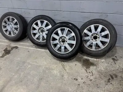 Price - $250.00 Rims - chrome 17inch wheels tires - Michelin all season Size - 235/55R17 Bolt patter...