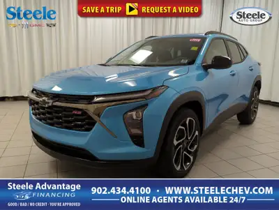 Get behind the wheel of our carefully crafted 2026 Chevrolet Trax 2RS that stunning in Marina Blue M...