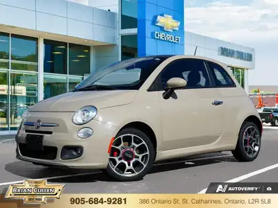 SOLD AS IS Get ready to turn heads with this 2012 FIAT 500 Sport, a tan beauty equipped with a manua...