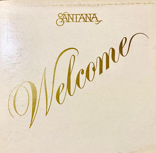 Santana ~ Welcome ~ 1973 ~ UK ~ Jazz Rock ~ Vinyl Album ~ in Arts & Collectibles in Ottawa
