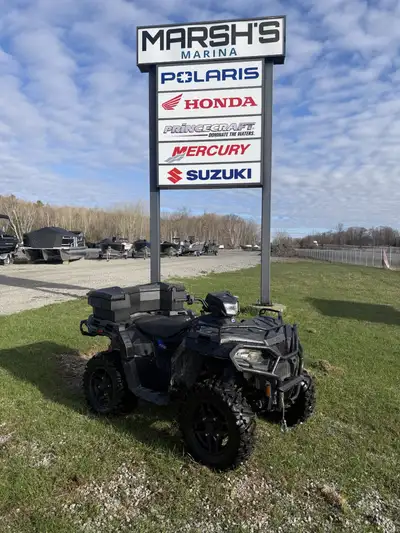 Marsh's Marina 2021 Sportsman 570 Trail Black in on trade. 2800 kms, rear box and bumpers Price is s...