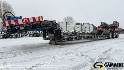 Trailer / Remorque - # STOCK: R-37407 2016 DELOUPE 53' FARDIER + FLIP AXLE (65 TONS) 2016 DELOUPE 53...