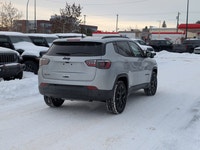 The 2026 Jeep Compass North in Silver Zynith Metallic with a Black interior blends rugged capability... (image 6)