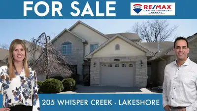 NEW LISTING ON WHISPER CREEK IN LAKESHORE!, View more