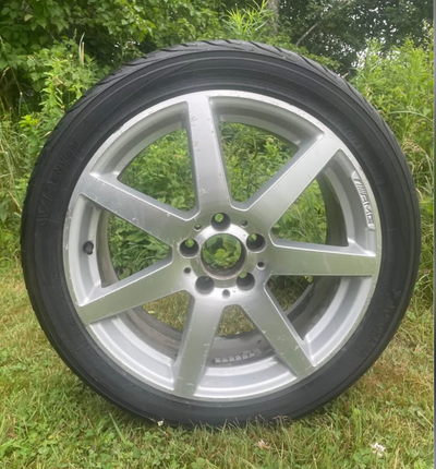 One 245/40/R18 97W Yokohama tire on a AMG rim. Came off of a Mercedes E350. I live in Hants County,...