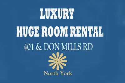 AT HWY 401 & DON MILLS RD. 2-Room Offer, Only renting 1 out A standard sizer room or a large luxury...