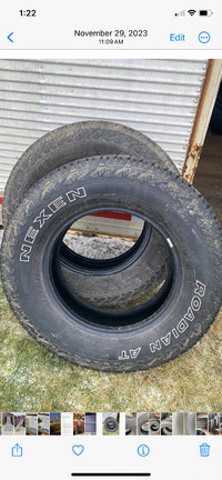 Lt235/80/R17  Nexan Ram 3500 dually tires.