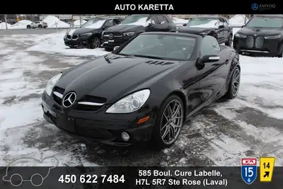 2008 Mercedes-Benz Classe-SLK 2008 MERCEDES-BENZ SLK 55 AMG CONVERTIBLE ROADSTER, 96.771 KM: • CONVE...