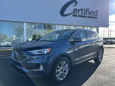 Discover sophistication, comfort, and capability with this 2019 Ford Edge Titanium — a refined SUV d...