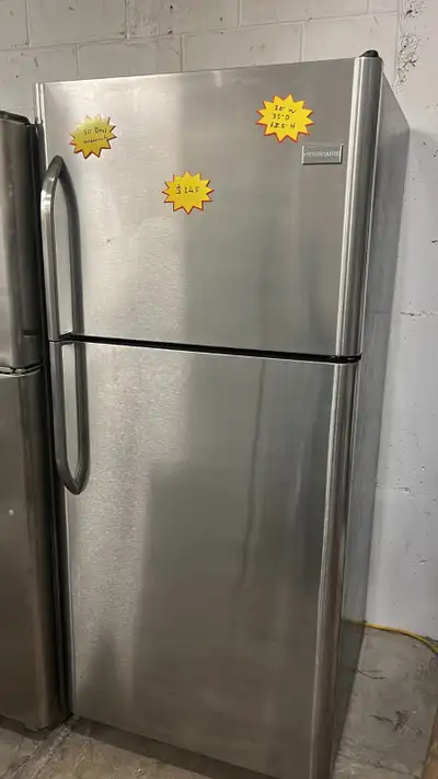Frigidaire Stainless Stell 30” Refrigerator Fully Tested, View more