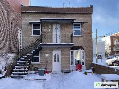 Superbe duplex très bien entretenu au coeur de Hochelaga-Maisonneuve, opportunité rare! Magnifique d...