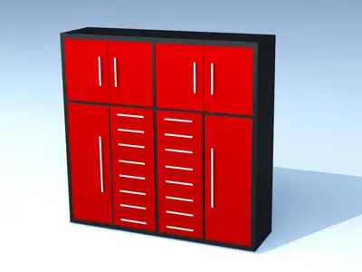 NEW HEAVY DUTY STEEL TOOL WORK CABINET Heavy-Duty All-Steel Workstation Cabinet Key Features: All-St...