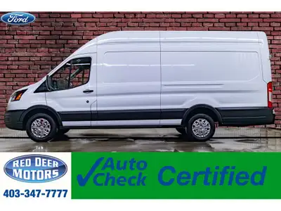 **MECHANICALLY CERTIFIED** 33,686 KM This 2021 Ford Transit T-250 High Roof Ext. Cargo Van is powere...