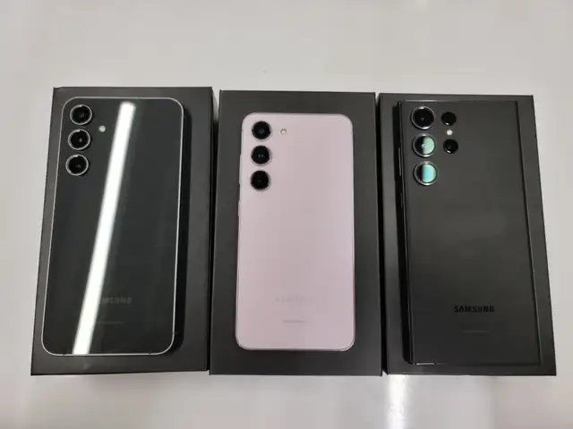 Samsung S23 FE S23 S23+ S23ULTRA S24 128GB 256GB 512GB 1YR WAR in Cell Phones in Calgary - Image 2