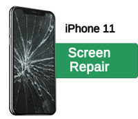 iPhone 11 Broken Screen replacement with Warranty for