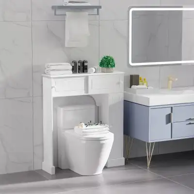 *BNIB!* HOMCOM Modern Over The Toilet Storage, 2 Sliding Doors.., View more