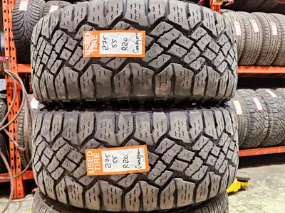 A pair of good used P275/55R20 Goodyear Wrangler Duratrac install and balance $300 Loose purchase $1...