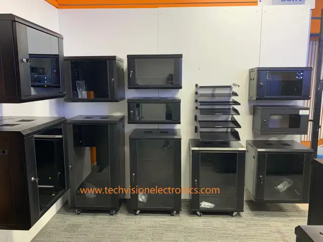SERVER/CABINETS AUDIO VIDEO RACKS/DVR, WALL MOUNTABLE CABINETS in Cabinets & Countertops in City of Toronto - Image 2