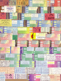 Wanted: Old, Used/Unused Concert Tickets!