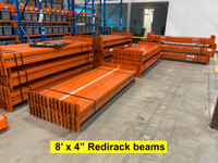 ✅  Used 96” redirack pallet racking beams - 1000’s in stock   ✅