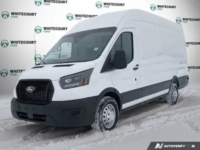 Introducing the 2026 Ford Transit Cargo Van, a powerhouse wrapped in a pristine White exterior and e...