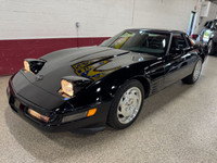 RARE 1994 2 DOOR COUPE BLACK ON BLACK SIX SPEED MANUAL CORVETTE, EQUIPPED WITH A 5.7L V8 ENGINE THAT... (image 4)