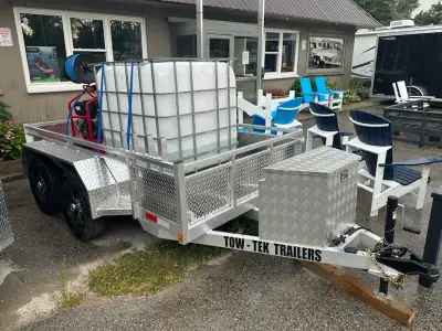 2026 Tow Tek Rapid Rinse Hot Water Pressure Washer Trailer Description: Stop buying "disposable" cle...