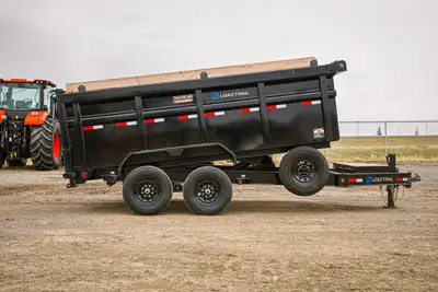 Welcome to Tractorland Trailers! 83" x 14' Tandem Axle Dump Low-Pro Dump 8" x 13 lb. I-Beam Frame 2...