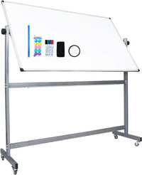 Large Double-Sided Magnetic Dry Erase Board