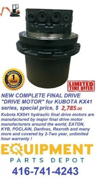 OEM Quality Final Drive Motor For Kubota KX41, KX71, KX91, KX121