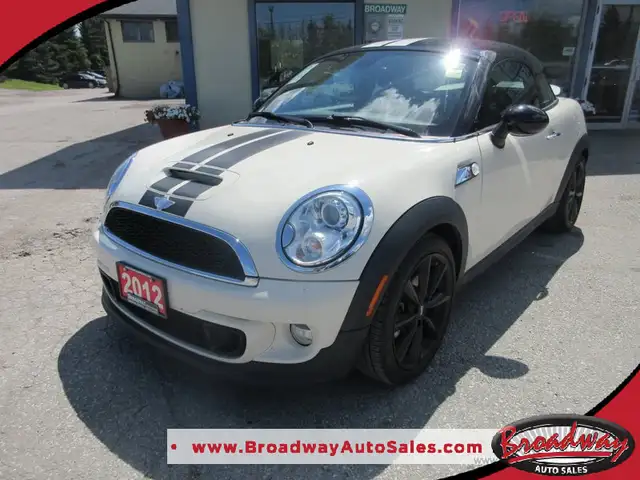 2012 MINI Cooper S GREAT KM'S 'S'-TYPE-EDITION 2 PASSENGER 1.6L 