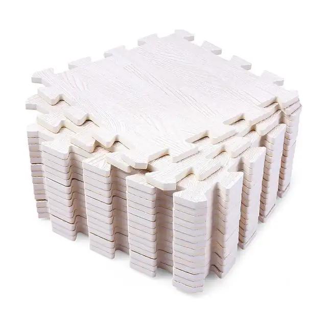 NEW WOOD GRAIN EVA INTERLOCKING FLOOR TILES GYM FLOORING MAT in Exercise Equipment in Lloydminster - Image 3