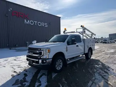 2021 Ford F-350 XLT Service Truck 6.2L Gas Engine 4x4 Automatic Transmission Extended Cab XLT Packag...