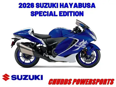 2026 Suzuki HAYABUSA SPECIAL EDITION ALL-IN PRICE JUST ADD THE TAXES! Get Riding with the SUZUKI WIN...