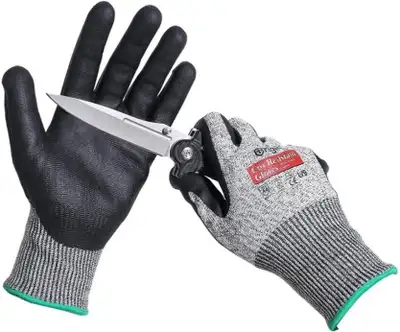 BRIGIC Level 5 Cut Resistant Gloves, -- Amazing Price!!!, View more