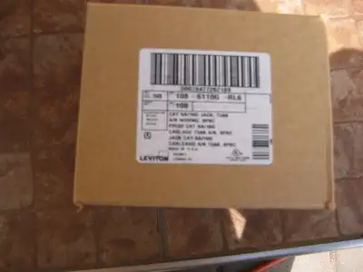 50 NEW Leviton Blue 108-6110G-RLG Data Jack 10G T568 A/B 8P8C, View more