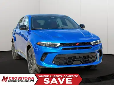 This 2024 DODGE HORNET R/T PLUS EAWD has the following options Leather Seats - Red, Remote Start Sys...