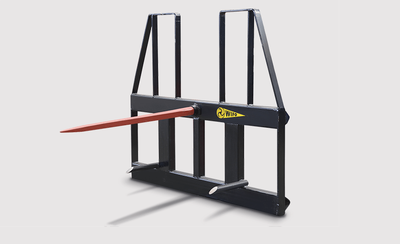 Wifo Skidsteer Single Bale Spear MODEL - BSF-S • Skidsteer mounted bale spear with a capacity of up...