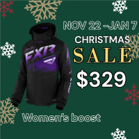 FXR Ladies Purple Boost Snowmobile Jacket w/ Float Assist Sale