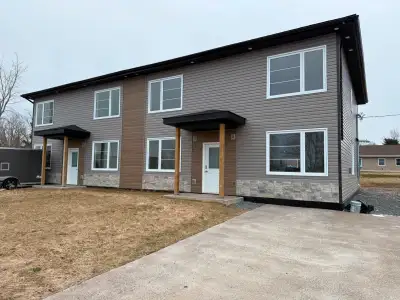 A brand new, beautiful, large side-by-side duplex coming to market in Shubenacadie, set to be comple...