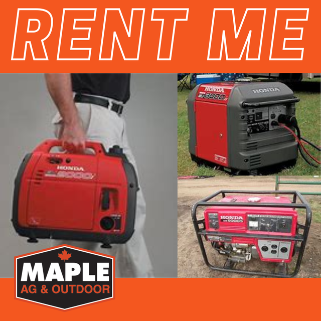 RENT ME - Honda Generators (2000,3000,5000) in Heavy Equipment in Regina - Image 2