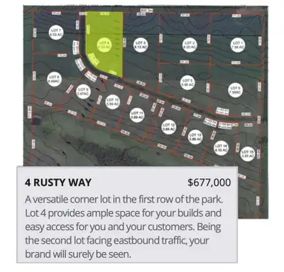 ANW//Brandon/INTRODUCING Lot #4 at Trans Canada Industrial Park 'TCIP'!!! 15 (3 SOLD - 12 Left)Highw...