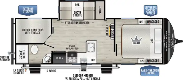 2026 FOREST RIVER DELLA TERRA 241BH in Travel Trailers & Campers in Regina - Image 4