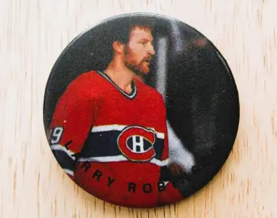 PHOTO 1 & 2: ~Vintage #19 Larry Robinson Montreal Canadiens Collectors 2” Pinback Button. Find all o...