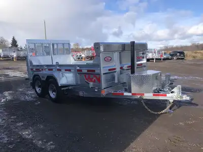N&N INNO SERIES 6'x12' TANDEM AXLE GALVANIZED DUMP TRAILER: 5 TON WITH RAMP COMBO GATE UPGRADE Why s...