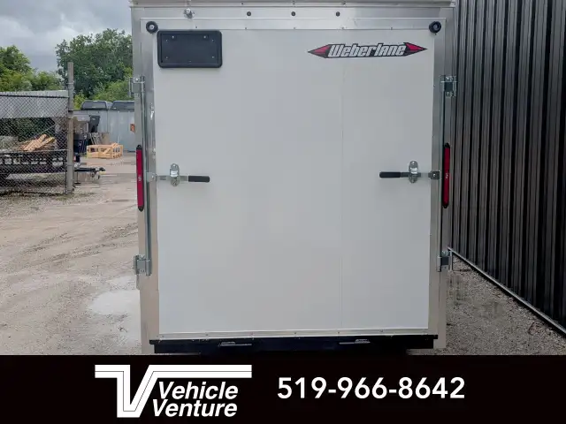 2025 WEBERLANE 6X12 ESTATE SERIES 6" X-HEIGHT RAMP DOOR WHITE in Cargo & Utility Trailers in Oakville / Halton Region - Image 6