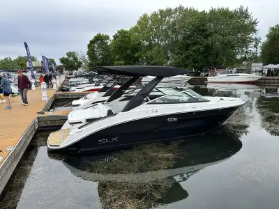 General: ECT 6.2L (350HP)MPI DTS BR4 STERN DRIVE. SEADEK ON SWIM PLATFORM. POWER TOWER W/ BIMINI. BO...
