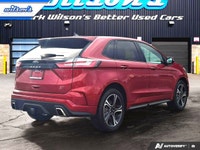 Look at this certified 2023 Ford Edge ST AWD | Split Leather/Suede | Cruise | Heated Wheel + Seats |... (image 4)