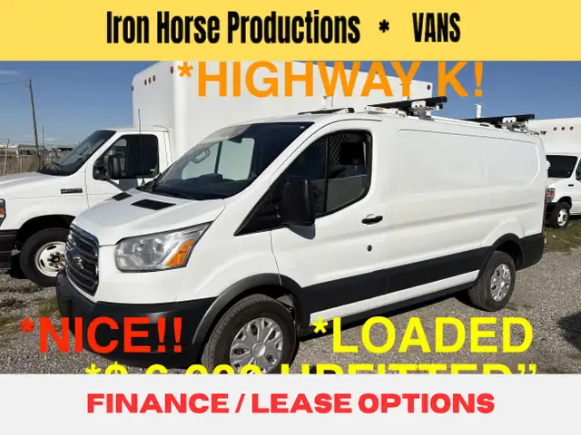 2017 Ford Transit Cargo Van UPFITTED $6,000