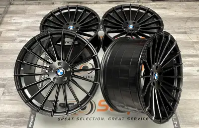 Replica Hamann Staggered Wheels Fits BMW X5 and BMW X6 (5x120) -Wheel Size: 22x10.5J Front -Wheel Si...